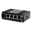 Picture of EXSYS EX-62020PoE 4-portowy przemysowy przecznik Ethernet, PoE 1-portowy 100/1000Fx SFP