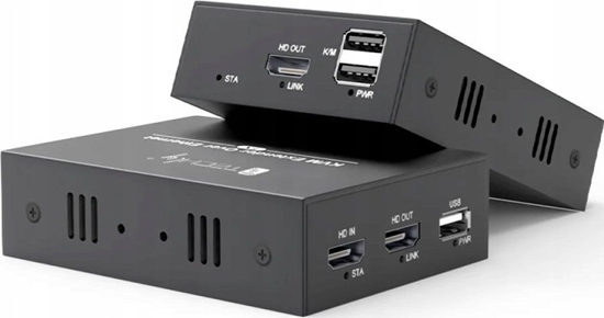 Picture of Extender KVM HDMI/USB 1080p60Hz do 100m po skrtce Kat6