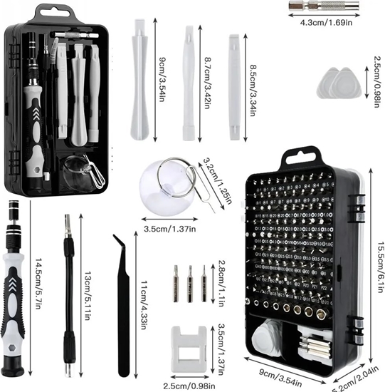 Picture of Extralink | Zestaw rubokrtów precyzyjnych | wkrtaki torx rubokrty precyzyjne 118 w 1