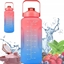 Изображение ExtraLink EXTRALINK BUTELKA MOTYWACYJNA BIDON NA WOD 2000ML CZERWONO-NIEBIESKA BUT-994