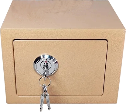 Attēls no ExtraLink EXTRALINK HOME SEJF DOMOWY BIUROWY SKRYTKA NA KLUCZ MOCNY SOLIDNY KASA PANCERNA S-404-ZOTY