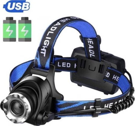 Picture of ExtraLink EXTRALINK SMARTLIFE LATARKA CZOLOWA HEADLIGHT LED EFL-057 LOKI USB-PORT