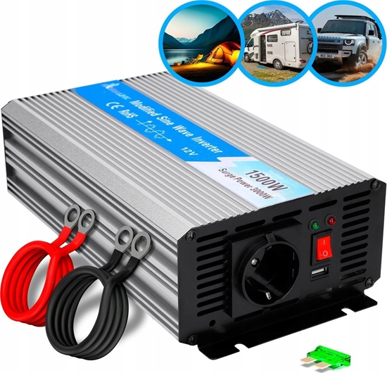 Picture of Extralink OPIP-1500W | Przetwornica napicia | samochodowa 12V, 1500W czysty sinus