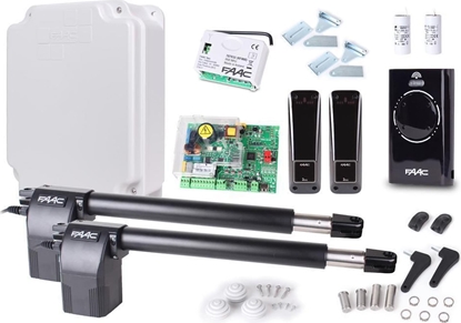 Picture of Faac Zestaw Alfa Long - FAAC 414 do 10m bram dwuskrzydowych