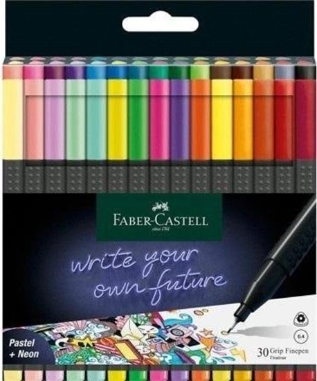 Picture of Faber Castell Cienkopisy Grip 30 kolorów FABER CASTELL