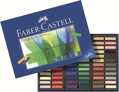 Picture of Faber-Castell FABER-CASTELL Softpastellkreiden Mini 72er Kartonetui 3 Stk