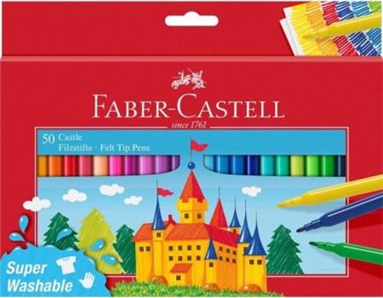 Picture of Faber-Castell Flamastry Zamek 50 kol. FABER CASTELL