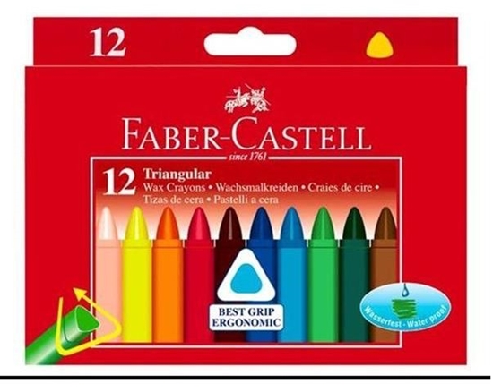 Picture of Faber-Castell Kredki wiecowe TrjkÄtne 12 Kolorw