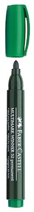 Attēls no Faber-Castell Marker wodoodporny okrga kocówka zielony