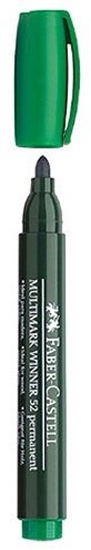 Picture of Faber-Castell Marker wodoodporny okrga kocówka zielony