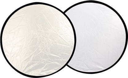 Изображение Falcon Eye ekran refleksyjny 2 w 1 R-60SW 60 cm srebrno-biay