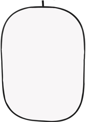 Attēls no Falcon Eyes 148 x 200 cm foldable white photo backdrop