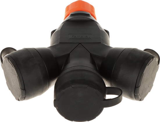 Picture of FAMATEL GNIAZDO PRZENONE POTRÓJNE XF188S-EPN 250V 16A Famatel