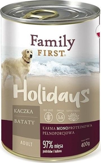 Picture of Family First FamilyFirst Kaczka+batat+monoproteina adult 400g