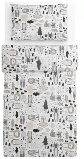 Picture of Familon Kaverit Organic children's duvet cover set, cocoa