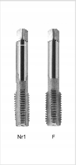 Изображение Fanar GWINTOWNIK M10x1 NGMM/2-P DIN-2181(6HX) HSSE INOX