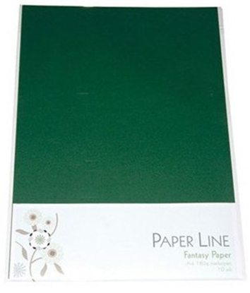 Attēls no Fantasy karton 180g A4 10stk i pakke mørkegrøn