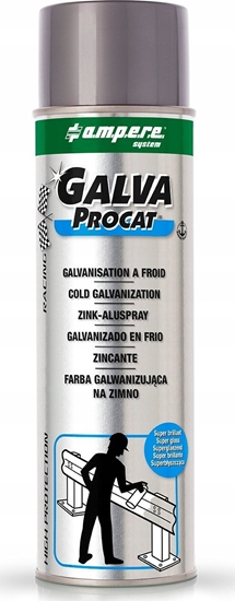 Picture of FARBA GALWANIZUJCA GALVA-PROCAT SPRAY 500 ml SUPER POYSK AMPERE