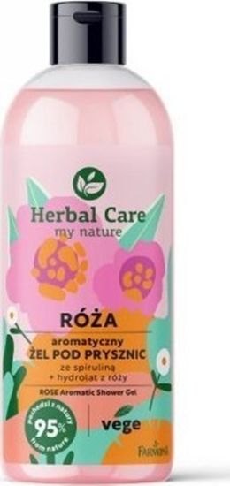 Picture of Farmona FARMONA Herbal Care Aromatyczny el pod prysznic ze spirulin - RÓA 500ml