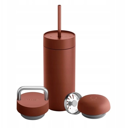 Picture of Fellow - Carter Move Mug 3 w 1 - Kubek termiczny + 3 nakrtki - Sienna 473 ml