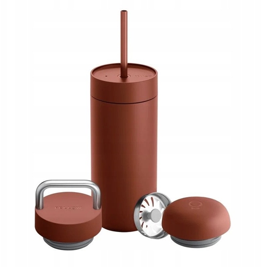 Picture of Fellow - Carter Move Mug 3 w 1 - Kubek termiczny + 3 nakrtki - Sienna 473 ml