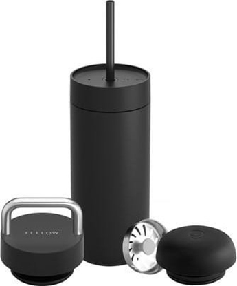 Picture of Fellow Fellow - Carter Move Mug 3 w 1 - Kubek termiczny + 3 nakrtki - Czarny 473 ml