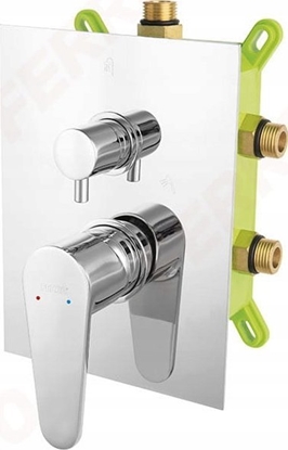 Attēls no Ferro ALGEO SQUARE BOX bateria podtynkowa natryskowa 2-funkcyjna, chrom