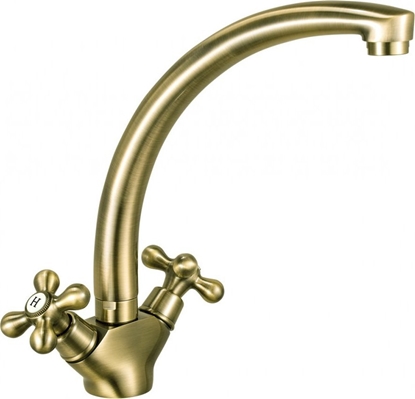 Attēls no Ferro Bateria zlewozmywakowa ANTICA stojca, stary brz