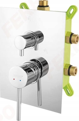 Attēls no Ferro FIESTA BOX bateria podtynkowa natryskowa 2-funkcyjna, chrom