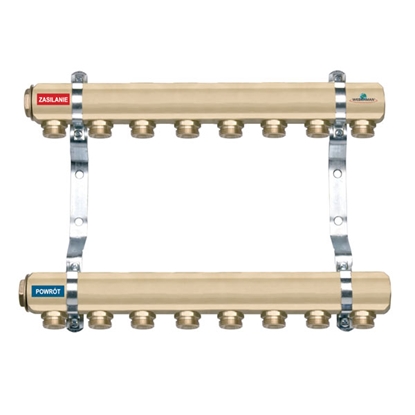 Изображение Ferro Rozdzielacz 6-drogowy 1" z nyplami RPN06