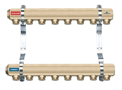 Изображение Ferro Rozdzielacz 9-drogowy 1" z nyplami RPN09