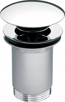 Изображение Ferro S285B SPUST/KOREK KLIK-KLAK ROTONDO BEZ PRZELEWU G5/4 CHROM BLISTER FERRO // S.SPUST.KLIK-KLAK-F-S285B