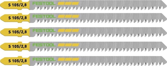Picture of Festool Brzeszczoty do drewna wyrzynarki proste cicie S 105/2,8 5szt. FESTOOL