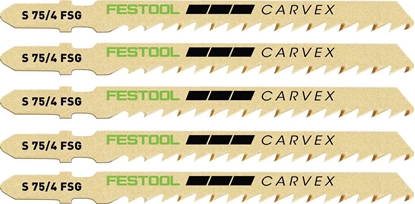 Picture of Festool Brzeszczoty do drewna wyrzynarki S 75/4 5szt. CARVEX FESTOOL