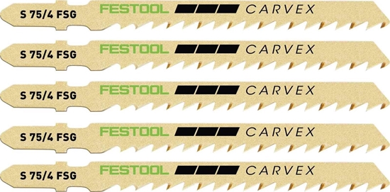 Picture of Festool Brzeszczoty do drewna wyrzynarki S 75/4 5szt. CARVEX FESTOOL