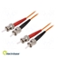 Picture of Fiber patch cord; OM1; ST/UPC,both sides; 2m; LSZH; orange