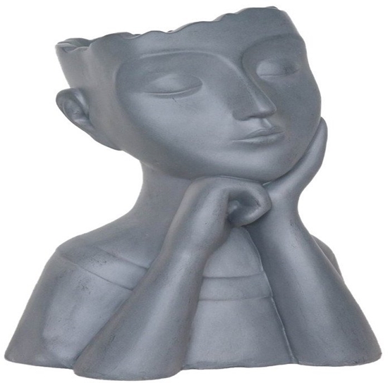 Picture of FIBRE CLAY POT FACE LT34797-PC 25X20X37