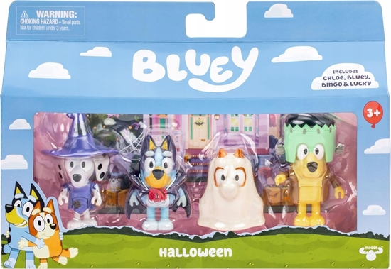 Picture of Figurka Bluey Bluey BLUEY Figure 4pk Costume Party