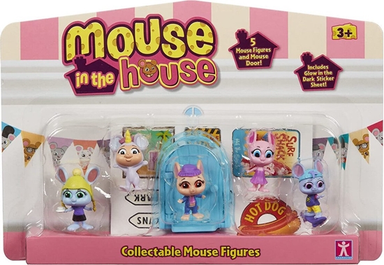 Picture of Figurka Piatnik MOUSE IN THE HOUSE MOUSE 5 PACK ASS CDU