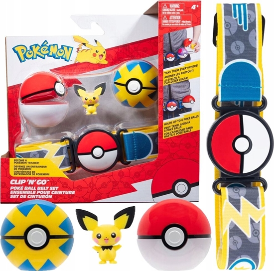 Изображение Figurka Pokemon POKEMON W15 Clip 'n' Go Poke Ball Belt Set