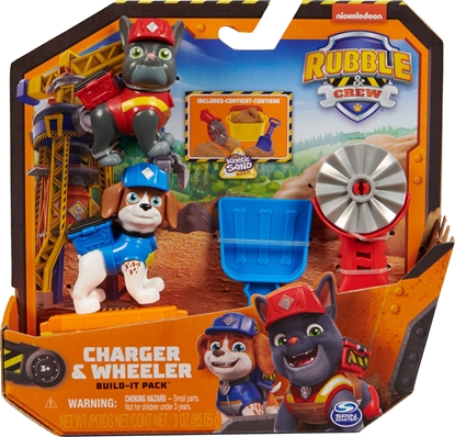 Изображение Figurka Usorteret Rubble & Crew Figure 2 Pack - Charger & Wheeler