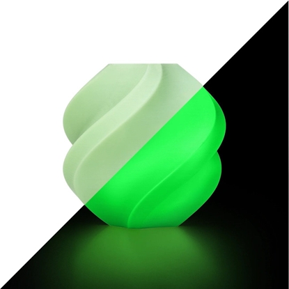 Изображение Filament Bambu Lab PLA Glow 1,75mm 1kg - w zestawie z wielorazow szpul - Glow Green}