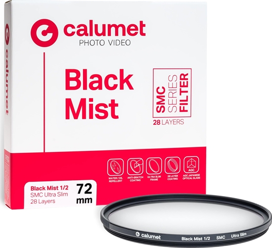 Picture of Filtr Calumet Calumet Filtr Black Mist 1/2 SMC 72 mm Ultra Slim 28 Layers