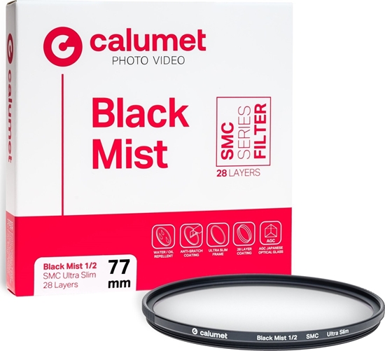 Picture of Filtr Calumet Calumet Filtr Black Mist 1/2 SMC 77 mm Ultra Slim 28 Layers