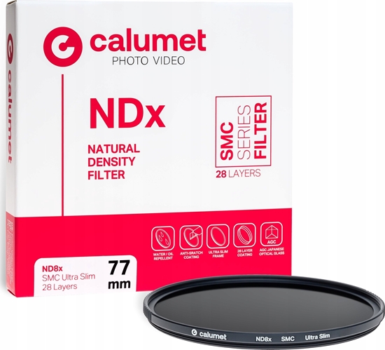 Изображение Filtr Calumet Calumet Filtr ND8x SMC 77 mm Ultra Slim 28 Layers