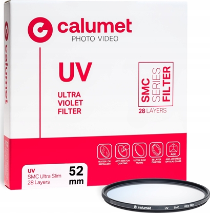 Attēls no Filtr Calumet Calumet Filtr UV SMC 52 mm Ultra Slim 28 Layers