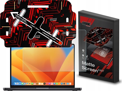 Picture of Filtr GrizzGlass Folia matowa GrizzGlass MatteScreen Easy do Apple MacBook Pro 14" 2023