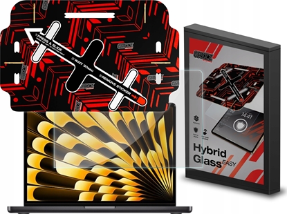 Изображение Filtr GrizzGlass Szko hybrydowe GrizzGlass HybridGlass Easy do Apple MacBook Air 13" 2023