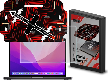 Изображение Filtr GrizzGlass Szko hybrydowe GrizzGlass HybridGlass Easy do Apple MacBook Pro 13" 2022