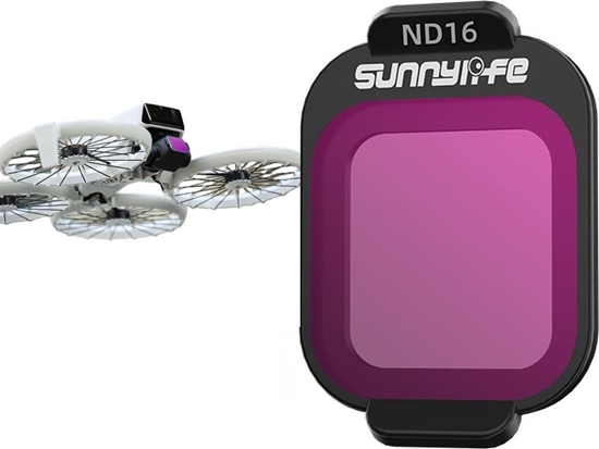 Picture of Filtr Peny Szary ND16 NDx16 do Drona Dron DJI FLIP Etui na Filtr SunnyLife / FI962-16